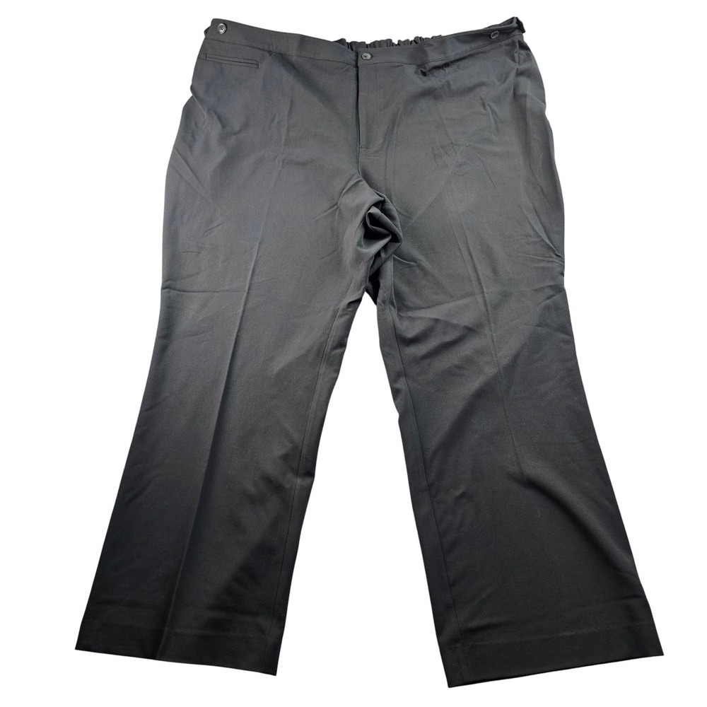 Catherine's Jayne Pants Womens 30W Black 2-Way Stretch Custom Fit Comfort Waist